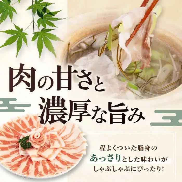 【全3回定期便】平田牧場 しゃぶしゃぶ セット 500g  ( ロース バラ )  ※だし・昆布付 豚肉 しゃぶしゃぶ 鍋 冷凍配送 [AJAP015]