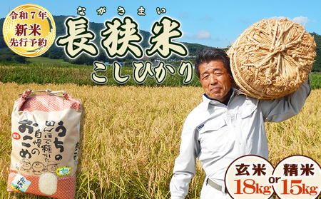 《令和７年産 新米 先行予約》田代農園『長狭米コシヒカリ（一等米）』【精米15kg】　[0045-0004]