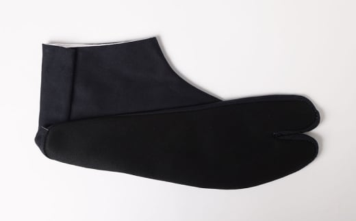 雲才足袋四枚馳黒底【24.5cm】