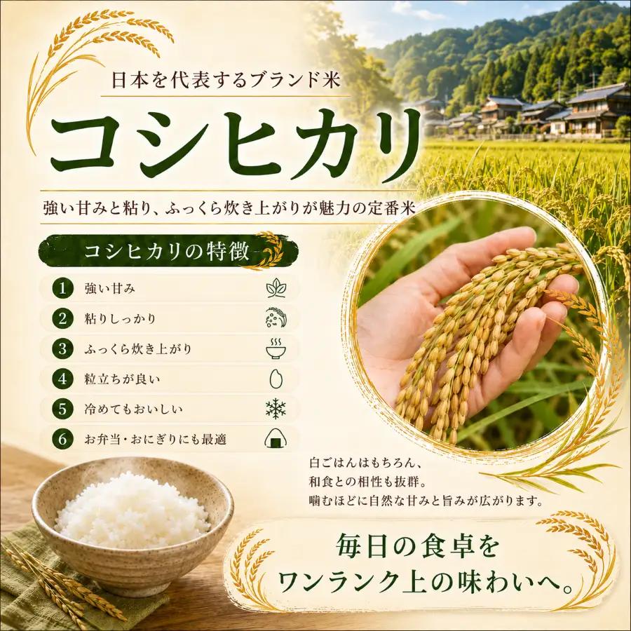 令和8年度産 山口県産 コシヒカリ 5㎏ 定期便 5回発送