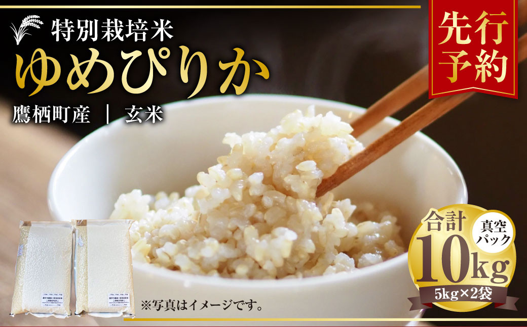 
            【令和7年産】 ゆめぴりか （玄米） 真空パック 5kg×2袋 10kg 北海道 鷹栖町 たかすタロファーム 米 コメ こめ ご飯 玄米 お米 ゆめぴりか コメ 玄米 【2025年9月下旬より発送開始】
          