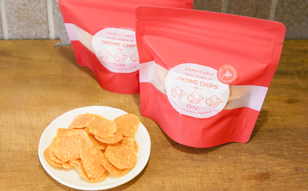 【1ヶ月毎2回定期便】 カムカムおこめチップス（鮭節） 計6個 （3個×2回）