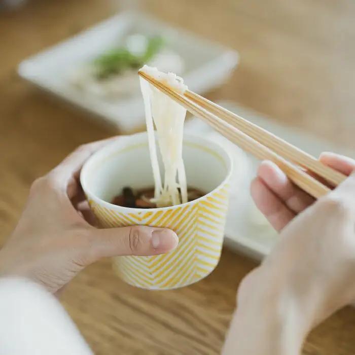 【波佐見焼】 あると嬉しい♪ そばちょこ 6色セット（ヘリンボーン柄） 食器 皿 【アイユー】 [UA08]  波佐見焼 九州 
