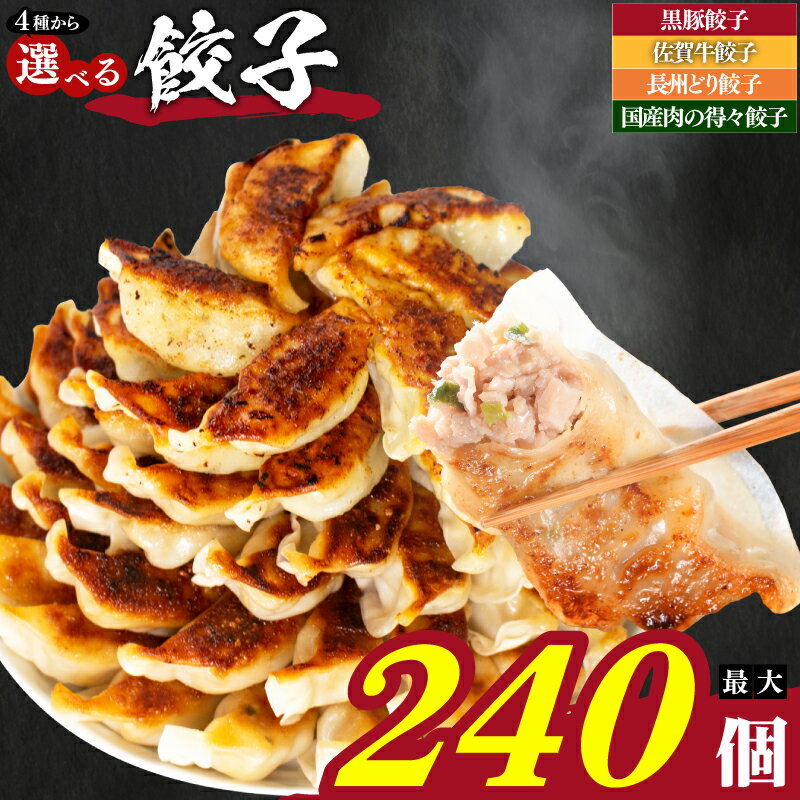 【ふるさと納税】 選べる スピード発送 訳あり 餃子 72~240個 冷凍 小分け 九州産黒豚 鶏肉 牛肉 定期便 ぎょうざ ギョーザ 豚肉 手軽 絶品 晩ごはん 家族 お裾分け 子ども 弁当 惣菜 お取り寄せ 大容量 家庭用 人気 ランキング ふるさと納税餃子 スピード発送