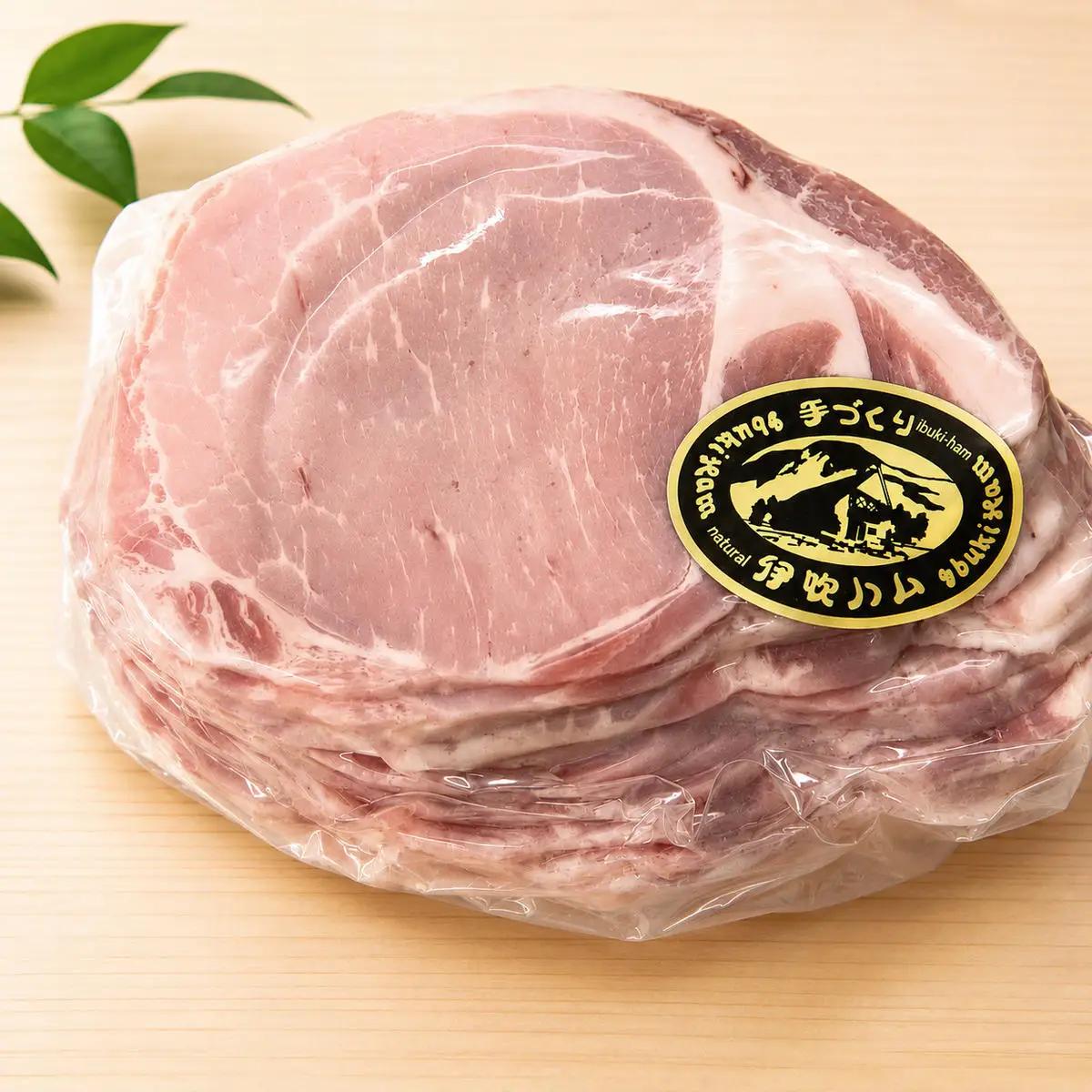 伊吹ハム ロースハム スライス 豚肉 おつまみ 伊吹ハム 【300g】