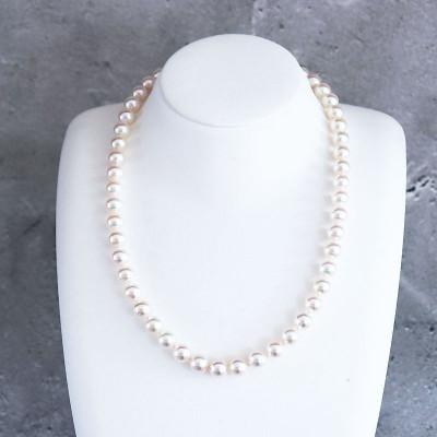 ふるさと納税 志摩市 あこや 本真珠 ネックレス 7.5-8.0mm/ リボンモチーフクラスプ付 42センチ |  | 01