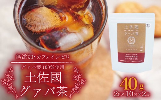 国産有機栽培グァバ葉100％使用 土佐國グァバ茶 2g×20包 | お茶 飲料 茶 おちゃ 飲み物 グアバ 葉  国産 人気 おすすめ 食物繊維 高知県 南国市