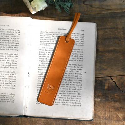 ふるさと納税 長浜市 本革 革しおり2本セット【マリーヌ(紺色)】 |  | 01