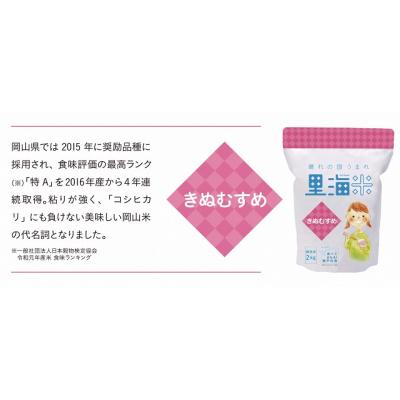 ふるさと納税 笠岡市 【瀬戸内海保護】里海米食べ比べ3本セット　無洗米　A-154e |  | 02