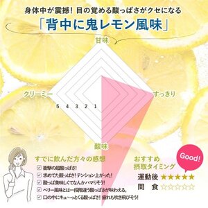ビーレジェンド WPCプロテイン 背中に鬼レモン風味 1kg×10袋セット【1573106】