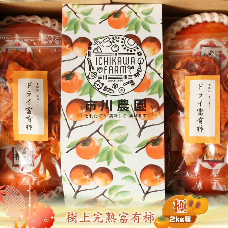 【ふるさと納税】【先行予約】樹上甘熟富有柿 【極】2kg箱　〈出荷時期：2026年11月15日～2026年12月10日出荷終了〉【 柿 かき フルーツ 神奈川県 海老名市 】