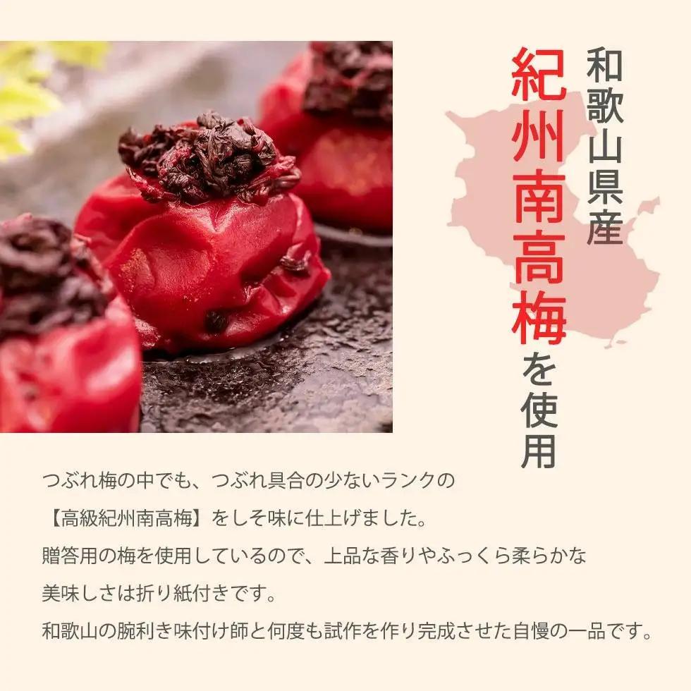 紀州南高梅 完熟 梅干しつぶれ梅 しそ梅 800g 塩分18％ ふるさと納税