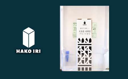 令和６年産！ 幻のアスパラ ラスノーブルHAKOIRI「畑発・冷蔵庫のドアポケット行」×1箱　墫乃字[009-25]