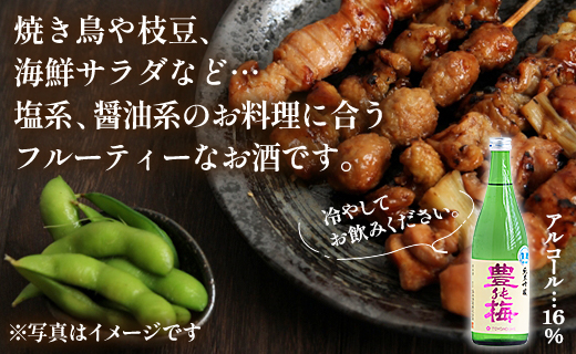 フルーティーでおいしい！純米吟醸無濾過生酒 720ml×2本 - お酒 とよのうめ 日本酒 アルコール フルーティー 飲物 飲み物 飲料 晩酌 16度 お酒好き 特産品 宅飲み 宅のみ ギフト 贈答品