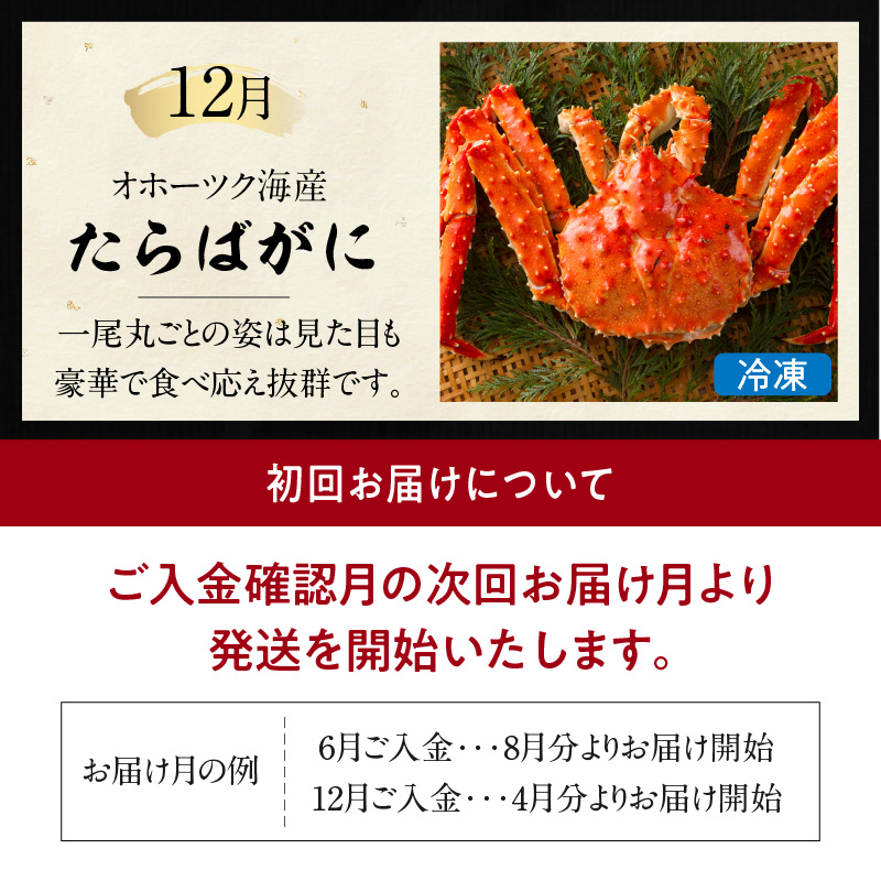 【全7回定期便】オホーツク海・サロマ湖で水揚げされた「旬」の魚介が届く！わくわく定期便 ( ウニ 毛ガニ 甲羅盛り ほたて ホタテ 真ほっけ 海鮮丼 カキ たらばがに 定期便 魚介 北の味覚 )【99