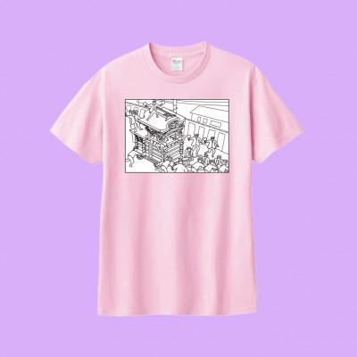 ふるさと納税 忠岡町 あうわぬりえ(だんじり四角柄、ピンク、110cm)