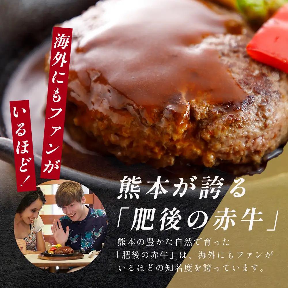 【定期便3回】熊本 赤牛 ハンバーグ 150ｇ×10個 ×3回配送 121-0602