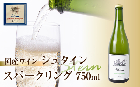 Stein シュタイン ワイン スパークリング シャルドネ 石巻産 葡萄100％使用 スパークリングワイン 国産