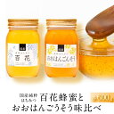 【ふるさと納税】☆味比べ☆国産 百花蜂蜜・おおはんごんそう蜂蜜（各600g×1本） | 蜂蜜　百花　国産　おおはんごんそう 小森養蜂場　人気 おすすめ 送料無料