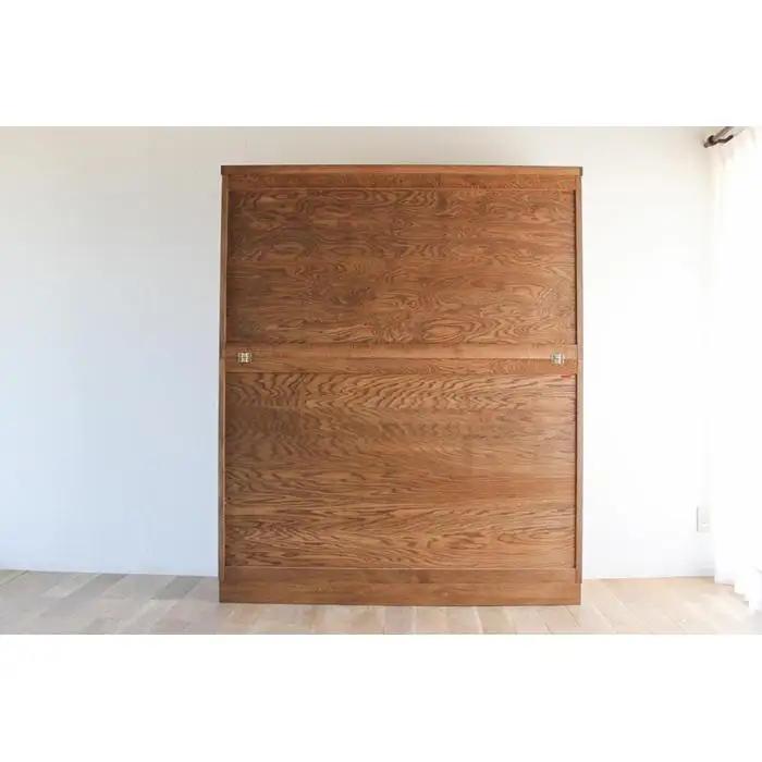 旭川家具 山室家具製作所 民芸家具 北の匠(H) No.1 水屋 150 ナラ 【 国産 無垢 インテリア 木製 収納 民芸 ダイニングボード 食器棚 キッチンボード ダイニング キッチン 北海道 】