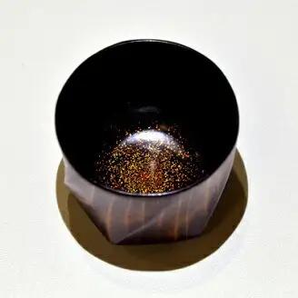 青島ぐい呑み(飫肥杉／ふき漆・銀粉仕上げ)1個 青島 ぐい呑み 酒器 飫肥杉 宮崎県産 漆 銀粉 1個 オリジナル お酒 晩酌 宅飲み