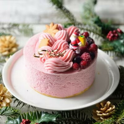 【ふるさと納税】＜栃木県＞Xmasジェラートケーキ(クリスマスアイスケーキ)※2026年12月～発送