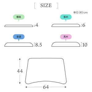 高反発ブレスエアー製「ネムリエまくら」 極低タイプ　C04　近江化成 東近江