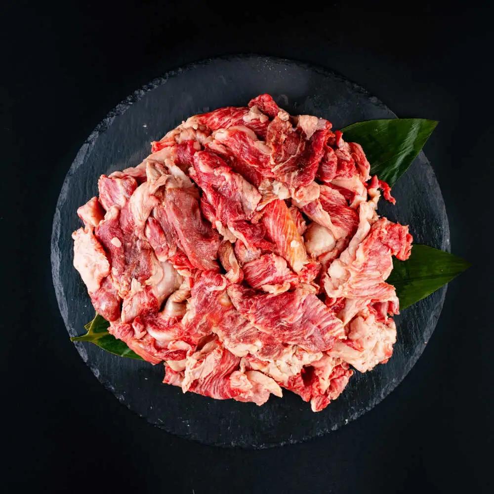 【全6回定期便】 赤牛 スジ 計6kg 1回あたり1kg / 牛スジ 和牛 熊本県産 冷凍[AYBV006]