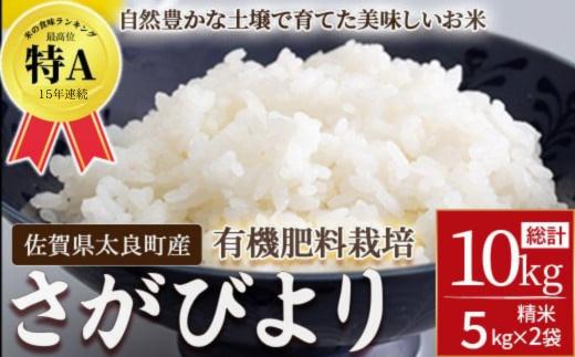 
            【令和７年産】牟田農園のさがびより（５kg×２袋）＜精米＞ 新米 米 さがびより 牟田農園 佐賀県 太良町 PF4
          