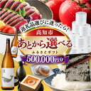 【ふるさと納税】【あとから選べる】高知市ふるさとギフト 50万円分/ かつおのたたき 日本酒 海苔 スイーツ パン 海鮮 かつお 牛肉 ケーキ アイス トイレットペーパー ティッシュ カタログ カタログギフト あとから選べるカタログ ギフト 定期便 高知[ATZX010]