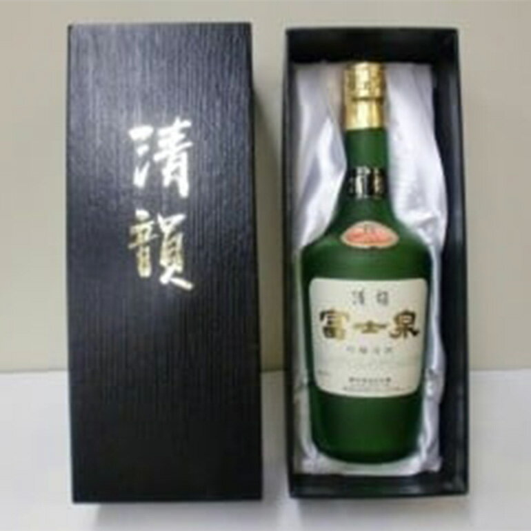 【ふるさと納税】 大吟醸 清韻 富士泉 720ml 1本 せいいん 日本酒 アルコール 16度 お酒 銘酒 地酒 ブランド酒 藤田酒造店 酒 吟醸酒 希少 山田錦 清酒 お酒好き プレゼント ギフト 贈答品 贈答用 贈答 お祝い 化粧箱入り カートン入り 茨城県 石岡市 送料無料 (D02-001)