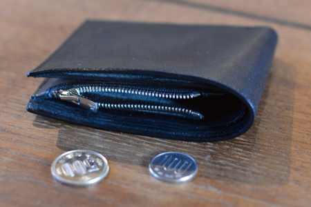 栃木レザーのHalfWallet｜栃木県 益子町 ふるさと納税 ヌメ革 革日用品（BB017）