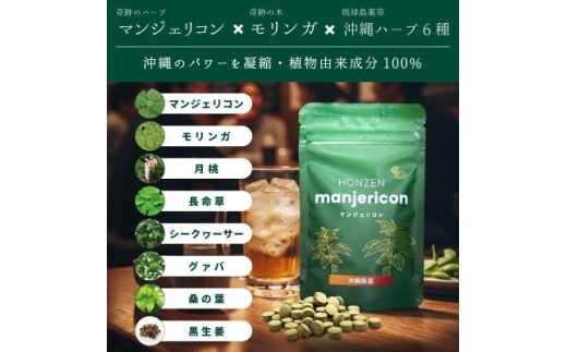 マンジェリコンタブレット[モリンガと沖縄ハーブ6種配合]＜有機JAS認証＞(250mg×90粒)【1775899】