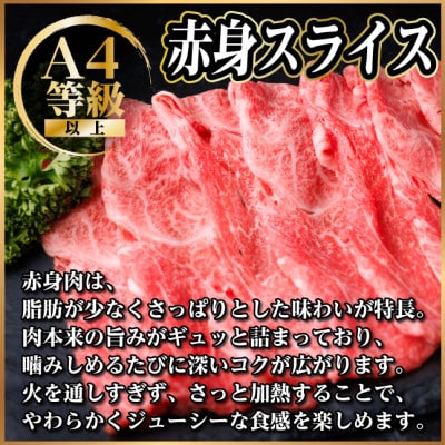 飛騨牛 厳選赤身スライス　400g(すき焼き・しゃぶしゃぶ用)　黒毛和牛【配送不可地域：離島】