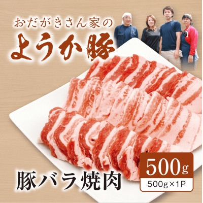 
                  ＜八鹿豚＞バラ焼肉　500g×1P【1735654】
                