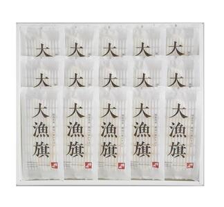 鐘崎 仙台名産笹かまぼこ 大漁旗15枚箱 大漁旗90g×15枚
