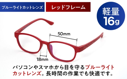 海洋プラスチック アップサイクル オーシャングラス 偏光調光レンズ レッドフレーム / サングラス 眼鏡 鯖江眼鏡 小浜市 / アノミアーナ [BFDM005]