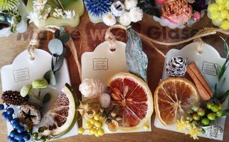 【nekonote*candle】 キャンドル教室 1day【アロマサシェ】ペアチケット