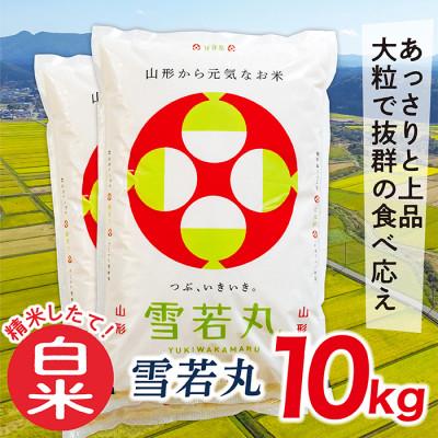 ふるさと納税 最上町 【白米】令和7年産山形県産雪若丸10kg