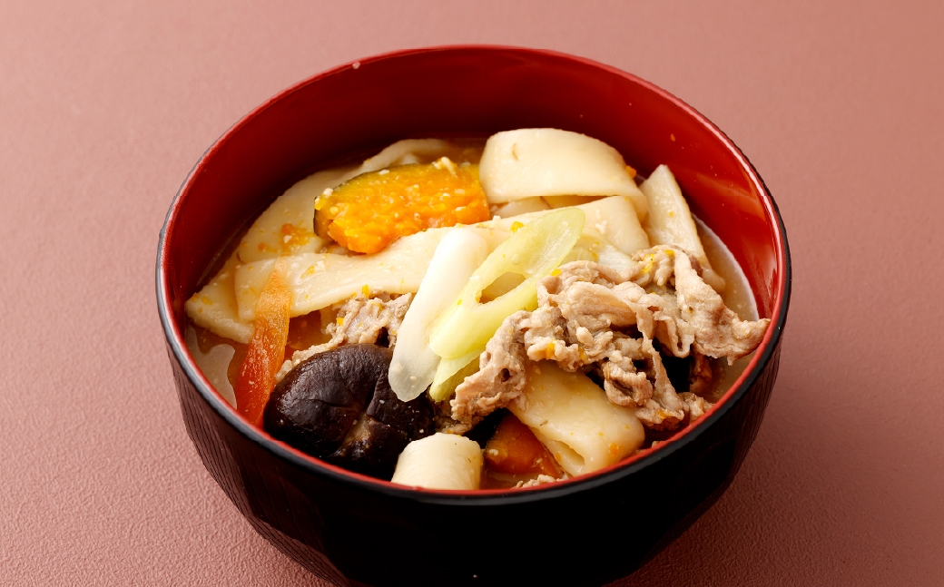 あけぼの大豆みその温泉麺ほうとう手作り