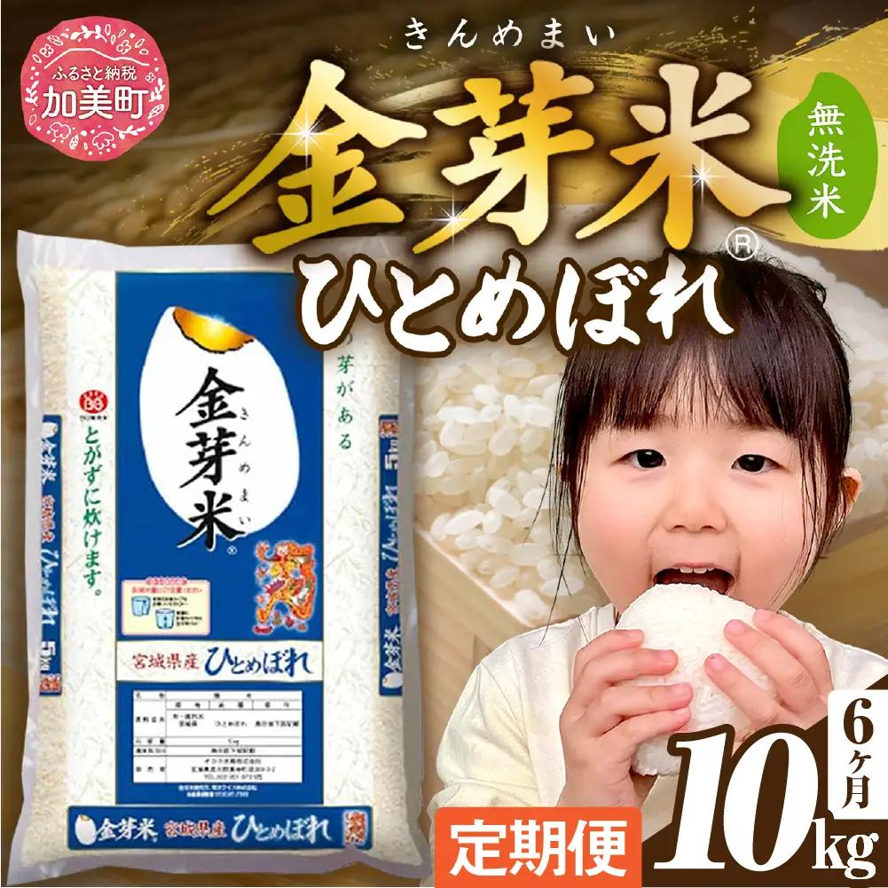 金芽米 定期便10kg×6回 金芽米