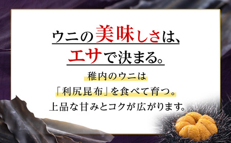 【厳選品】生ムラサキウニ木箱入り120g×2