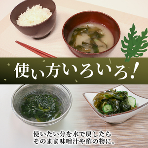 塩蔵わかめ 80g × 8袋 計640g わかめ 海藻 海鮮 魚貝類 魚介類 小分け 個包装 みそ汁 スープ 酢の物 三陸産 岩手県 大船渡市