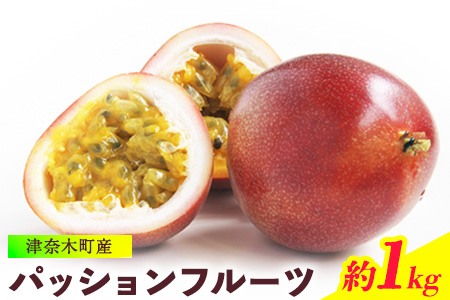 先行予約 パッションフルーツ 約1kg(12～16個) つなぎ南興FARM《7月上旬-7月中旬頃出荷》