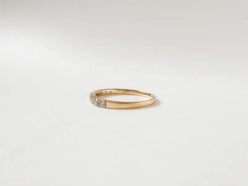 K18ダイヤモンドラインリング　0.3ct　(463454)
