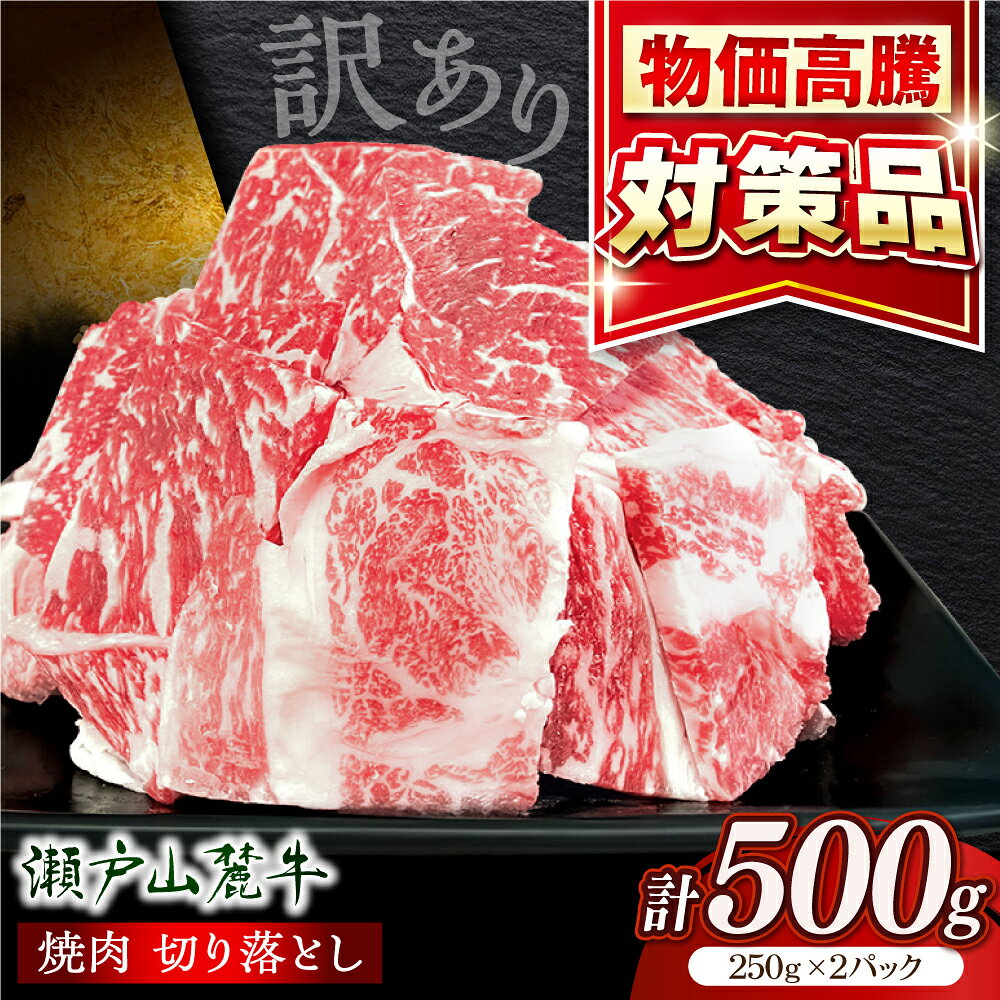 【ふるさと納税】【訳あり】【選べる発送月】瀬戸山麓牛 焼肉 切り落とし 500g（250g×2P）/ 牛肉 お肉 国産 冷凍 / 瀬戸市 / 関屋精肉店[BBBQ047]