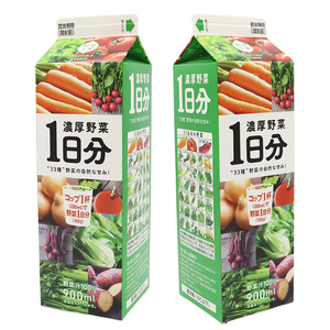 野菜工房 濃厚野菜1日 6分本 | 野菜 ドリンク ジュース 砂糖不使用 食塩不使用 朝食 野菜ジュース 飲みやすい 便利 手軽 おいしい 美味しい 茨城県 古河市 _DT13