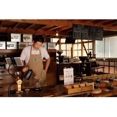 ふるさと納税 阿南市 季節のオリジナルコーヒー60g×1(豆)+　無添加カフェオレベース加糖×1本 |  | 01