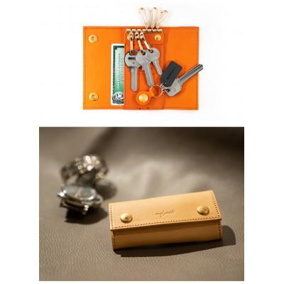 ふるさと納税 大川市 maf pinto キーケース カード収納付 本革 ダークブラウン |  | 03