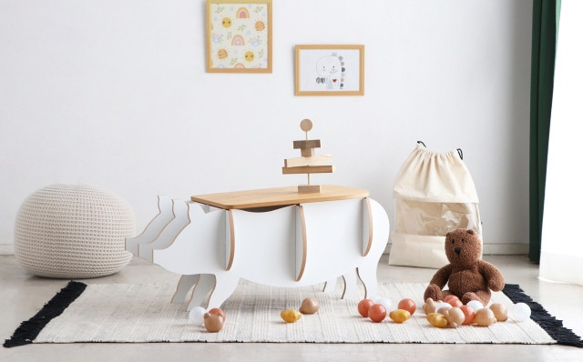 
            諸富家具 BOO ミニテーブル WH 東馬
          